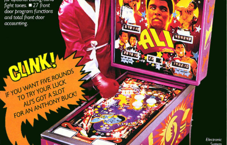 Muhammad Ali Original Vintage Pinball Machine