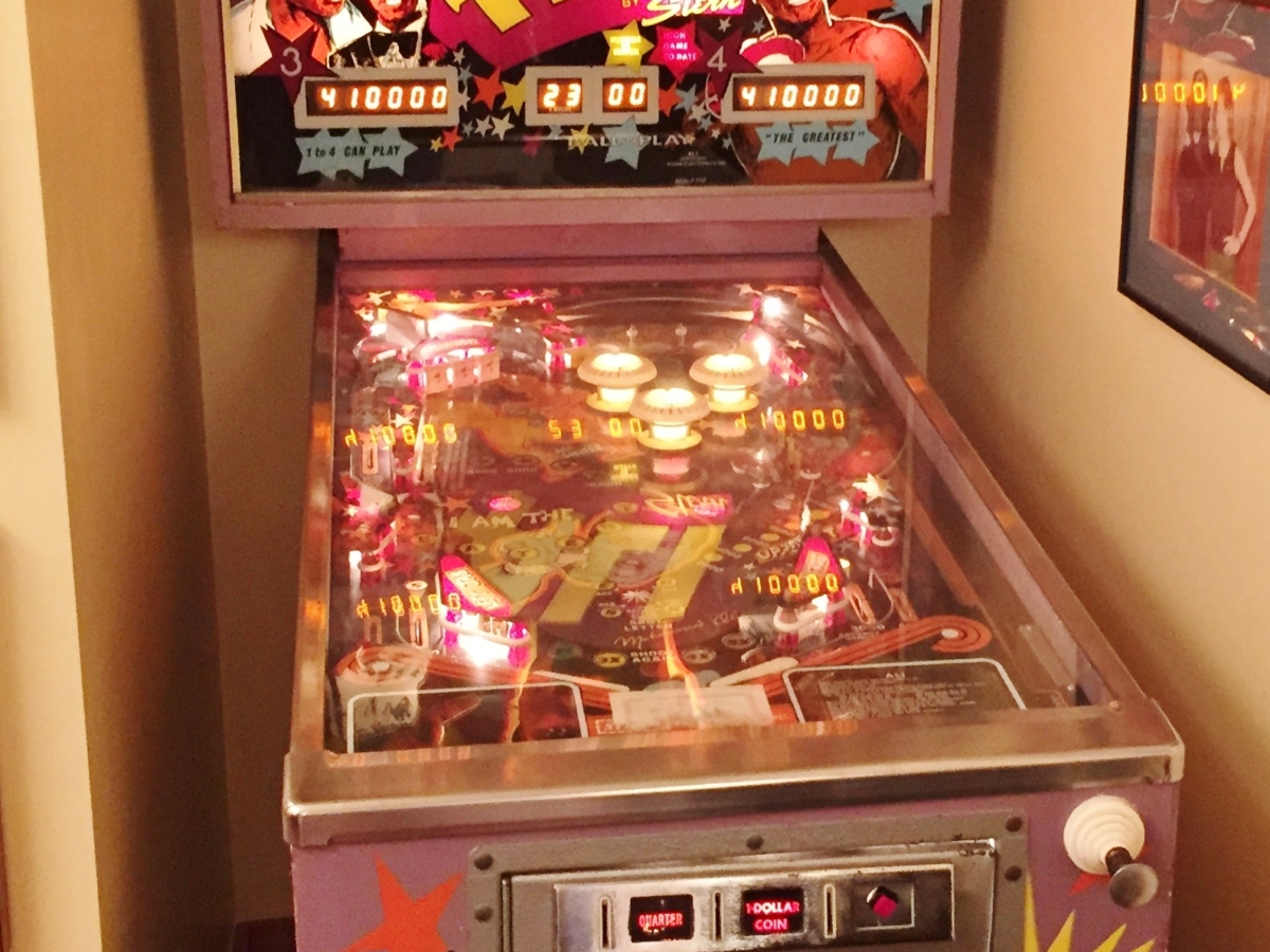 muhammad ali pinball machine for sale